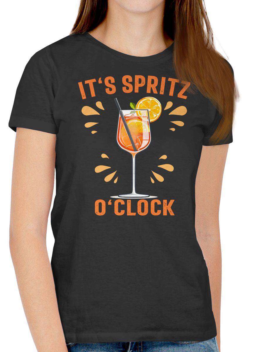 Shirtracer Its Spritz O Clock Lustiges Geschenk Aperol Spritz Kostüm Fasching Aperol Gesche Shirtracer
