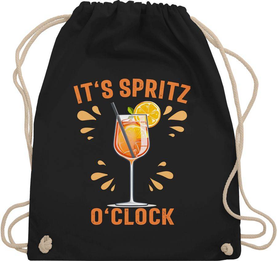 Shirtracer Its Spritz o Clock Lustiges Geschenk Aperol Spritz Kostüm Fasching Aperol Gesche Shirtracer