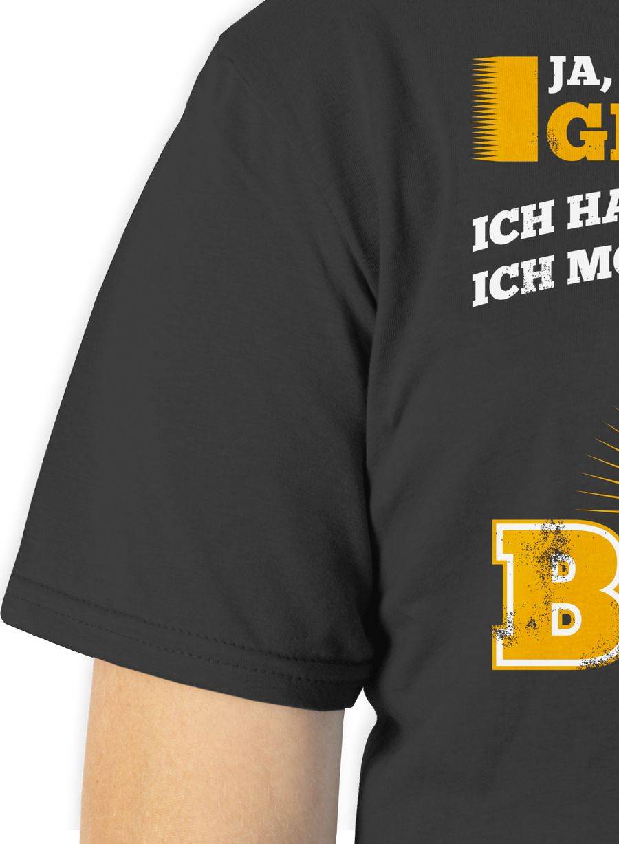 Shirtracer Ja Ich Habe Auch Gefühle - Bier: Tshirt Turnbeutel Shirtracer