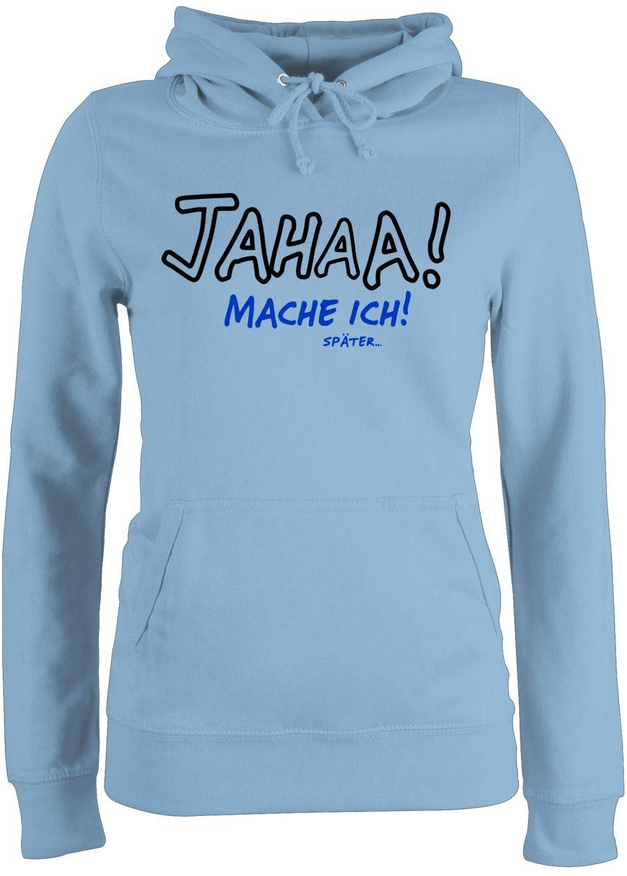 Shirtracer Jahaa! Mache ich später: Tshirt Gym Bag Shirtracer