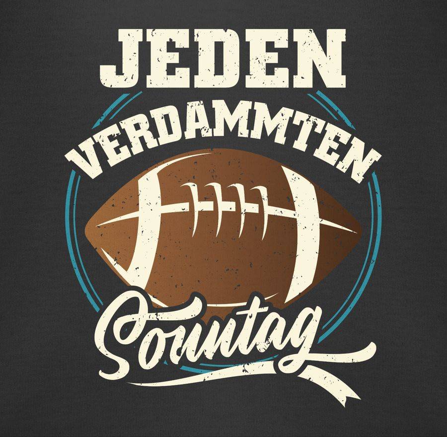 Shirtracer Jeden Verdammten Sonntag - Vintage - Beige: Tshirt Rucksack Shirtracer