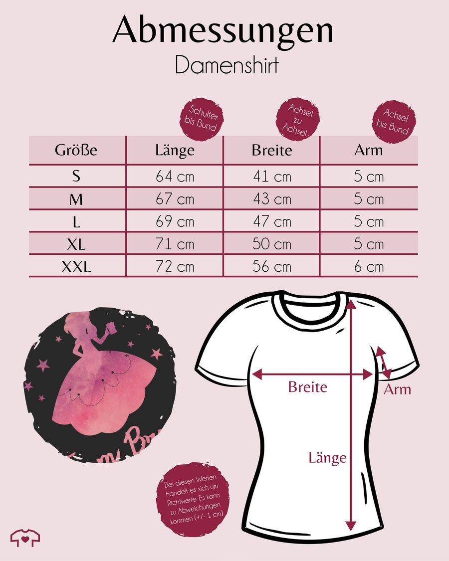 Shirtracer JGA Prinzessin - Team Braut Shirts & Mehr Shirtracer