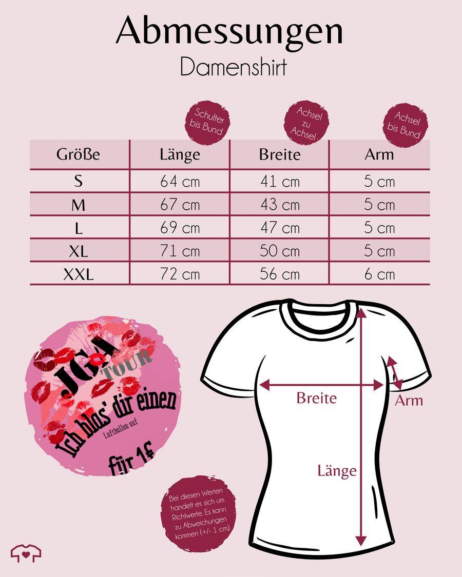 Shirtracer JGA Tour - Ich Blas Dir Einen Luftballon Auf Shirts & Mehr Shirtracer