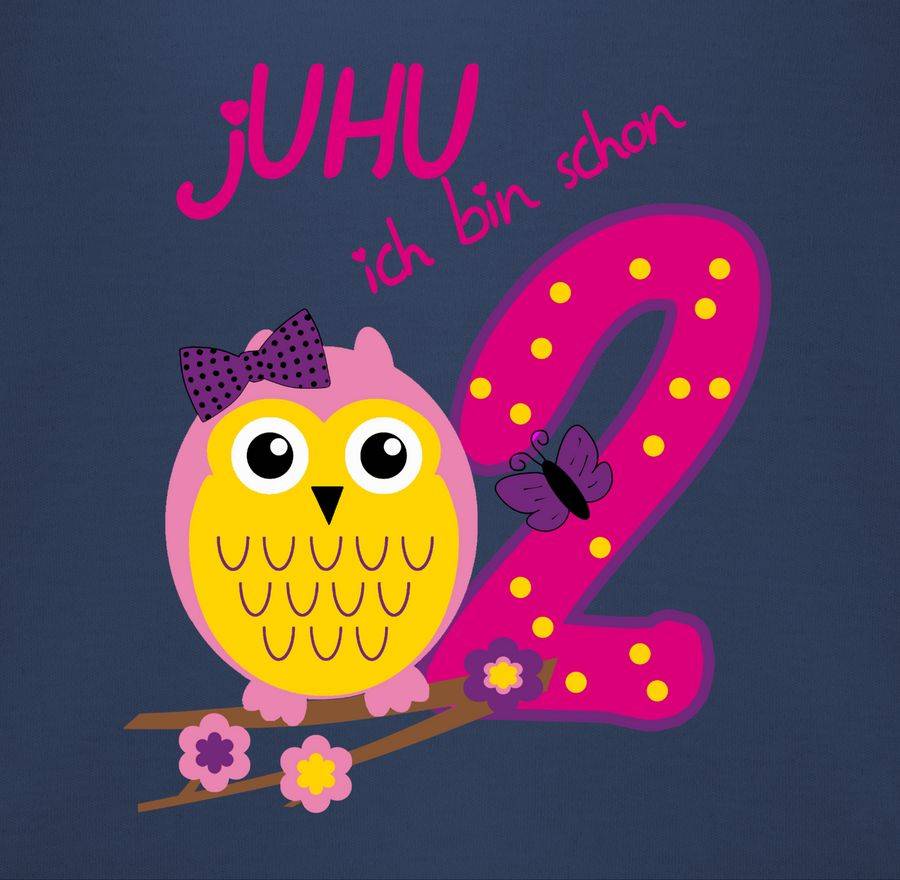 Shirtracer JUHU Ich Bin Schon Zwei Shirts & Mehr Shirtracer