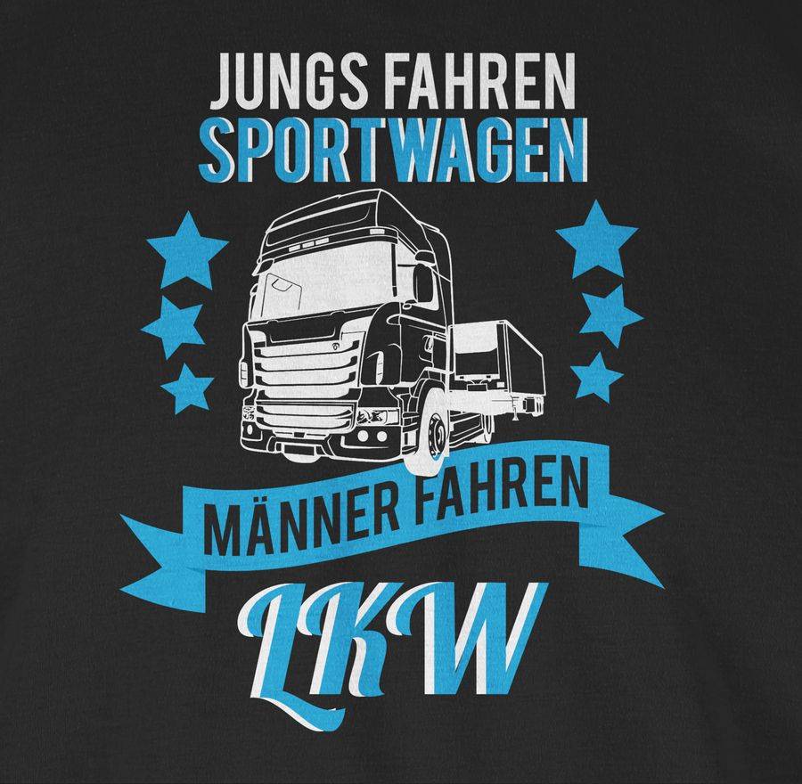Shirtracer Jungs Fahren Sportwagen Echte Männer LKW Shirts & Mehr Shirtracer