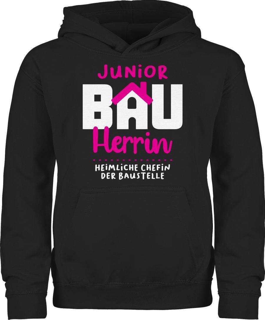 Shirtracer Junior Bauherrin weiß: T-Shirt Turnbeutel Shirtracer