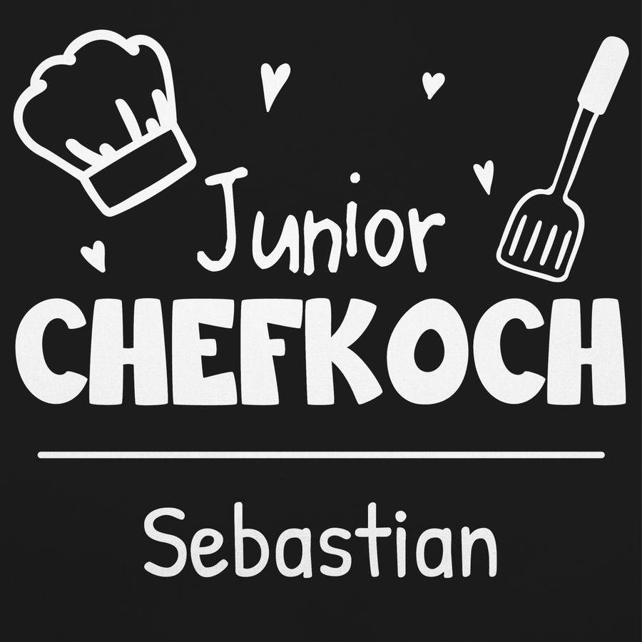 Shirtracer Junior Chefkoch Mit Name - Wunschnamen: Tshirt Rucksack Shirtracer