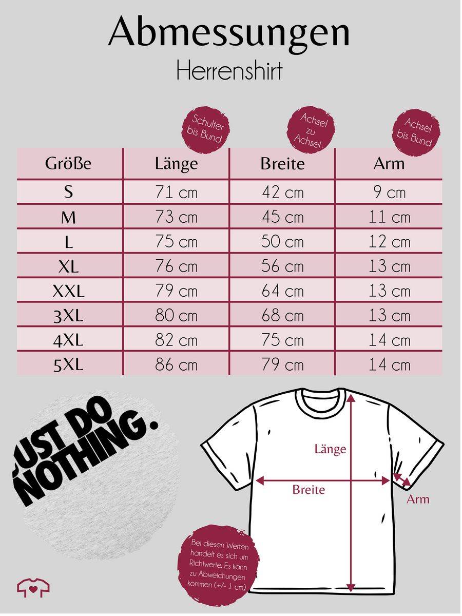 Shirtracer Just Do Nothing.: Tshirt Turnbeutel Shirtracer