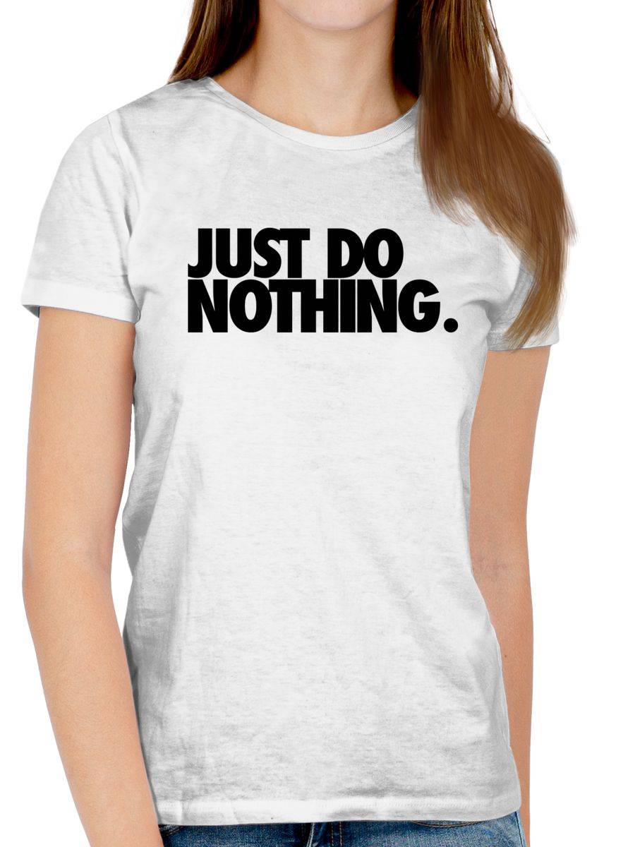 Shirtracer Just Do Nothing.: Tshirt Turnbeutel Shirtracer