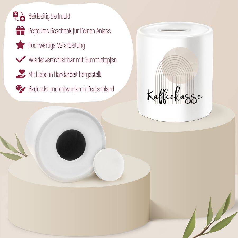 Shirtracer Kaffeekasse - Bögen Deko Art Shirts & Mehr Shirtracer