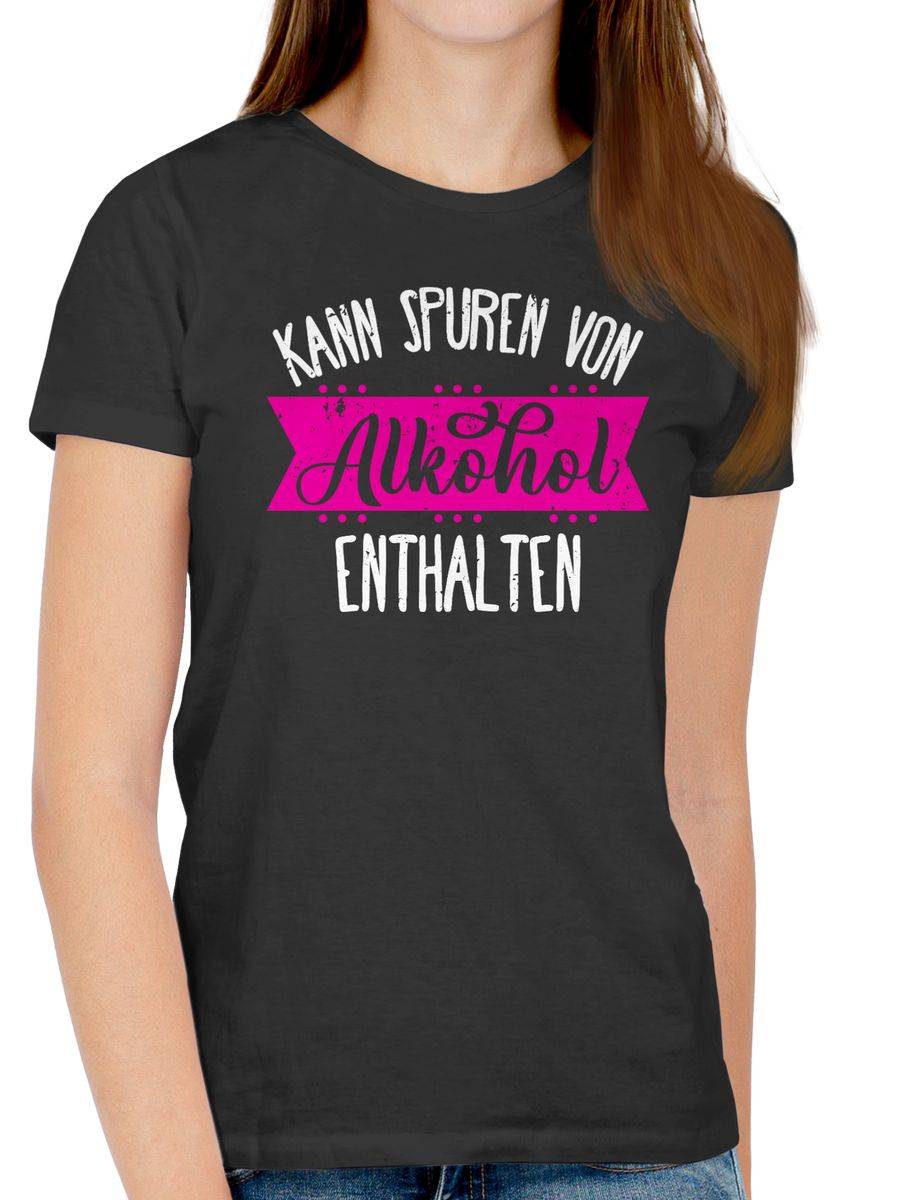 Shirtracer Kann Spuren Von Alkohol Enthalten - Vintage Weiß/fuchsia: Tshirt Rucksack Shirtracer