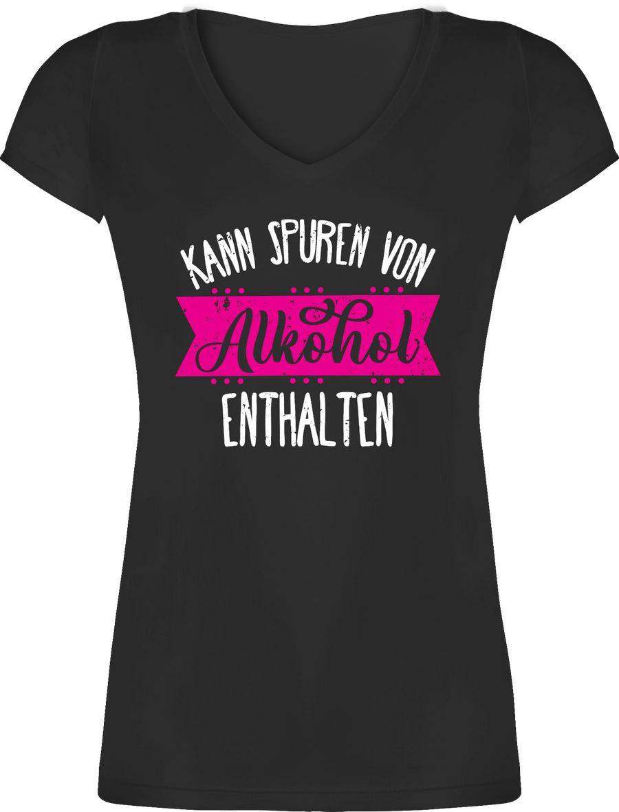 Shirtracer Kann Spuren von Alkohol enthalten - Vintage weiß/fuchsia: Tshirt Rucksack Shirtracer