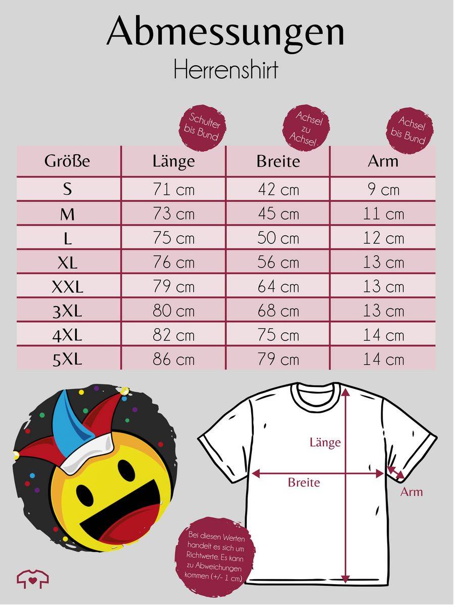 Shirtracer Karneval Emoticon Konfetti Shirts & Mehr Shirtracer