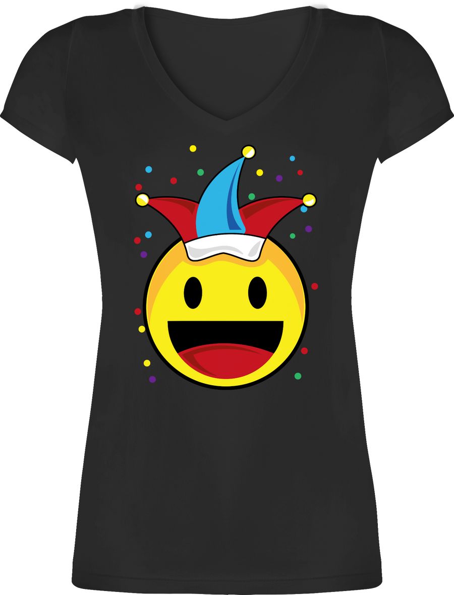 Shirtracer Karneval Emoticon Konfetti Shirts & Mehr Shirtracer