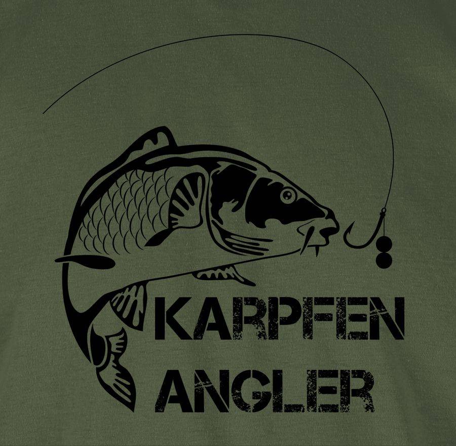 Shirtracer Karpfen Angler: T-Shirt Gym Bag Shirtracer