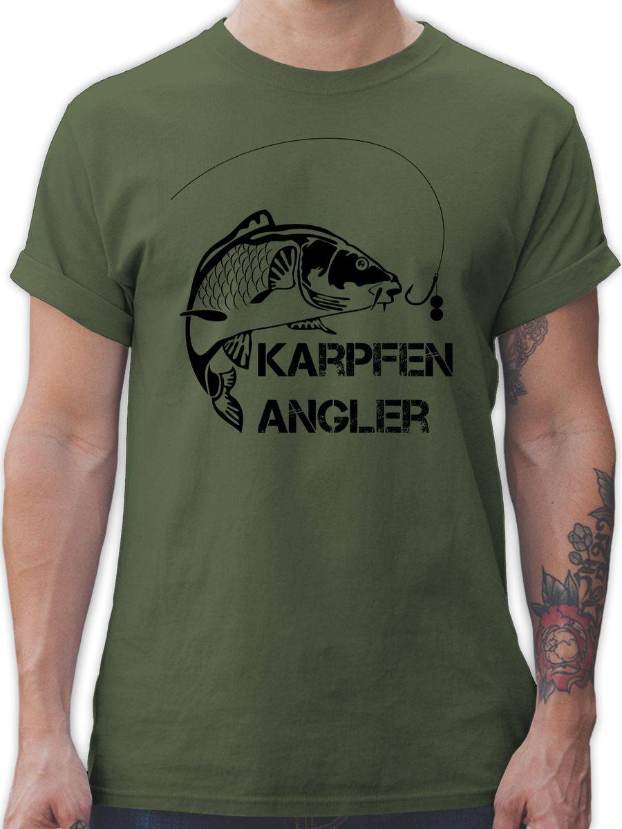 Shirtracer Karpfen Angler: T-Shirt Gym Bag Shirtracer