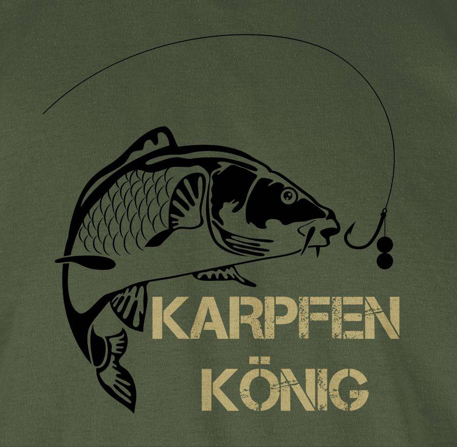 Shirtracer Karpfen König: T-Shirt Turnbeutel Shirtracer