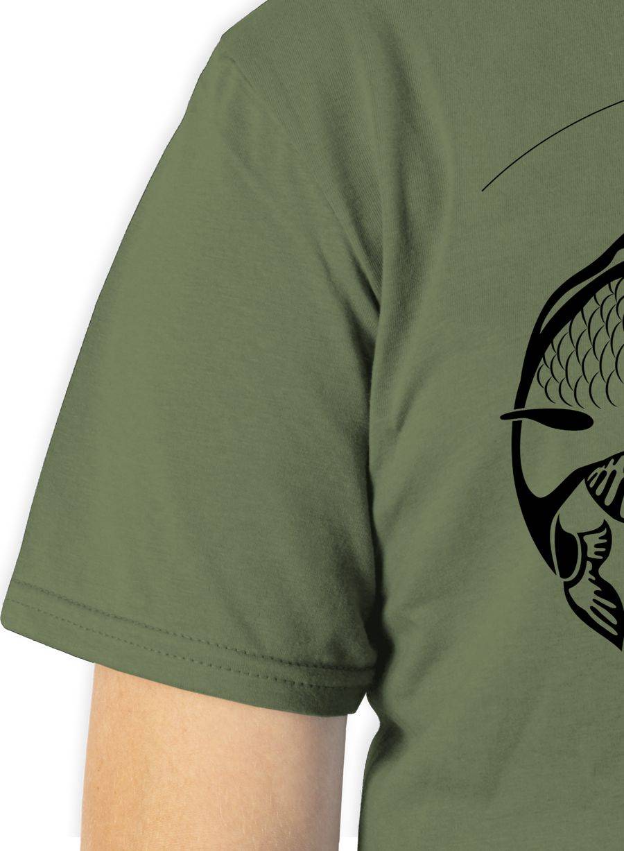 Shirtracer Karpfen König: T-Shirt Turnbeutel Shirtracer