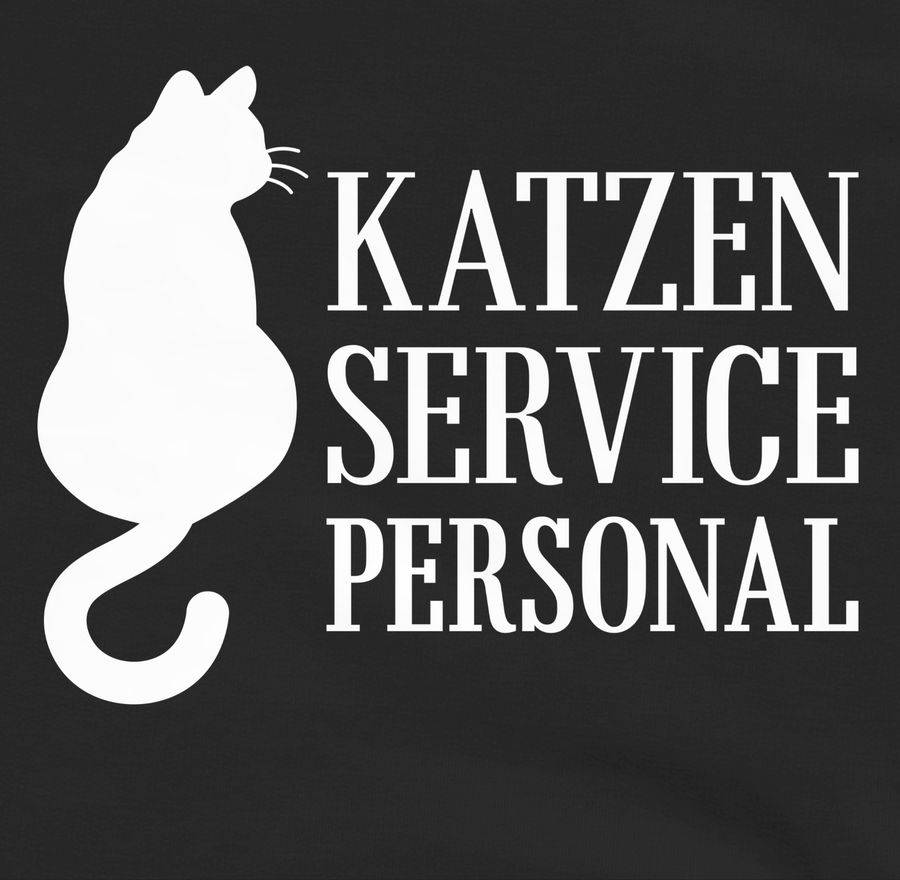 Shirtracer Katzen Servicepersonal Weiß: Tshirt Gym Bag Shirtracer
