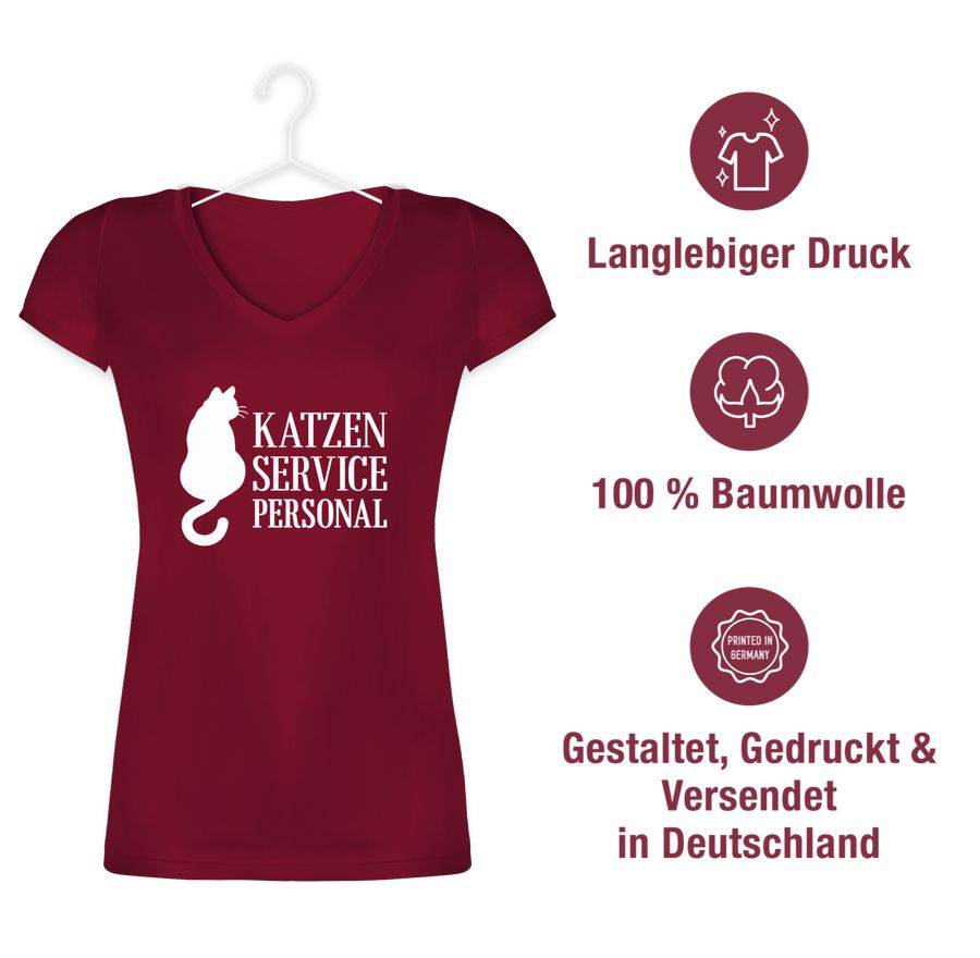 Shirtracer Katzen Servicepersonal Weiß: Tshirt Gym Bag Shirtracer