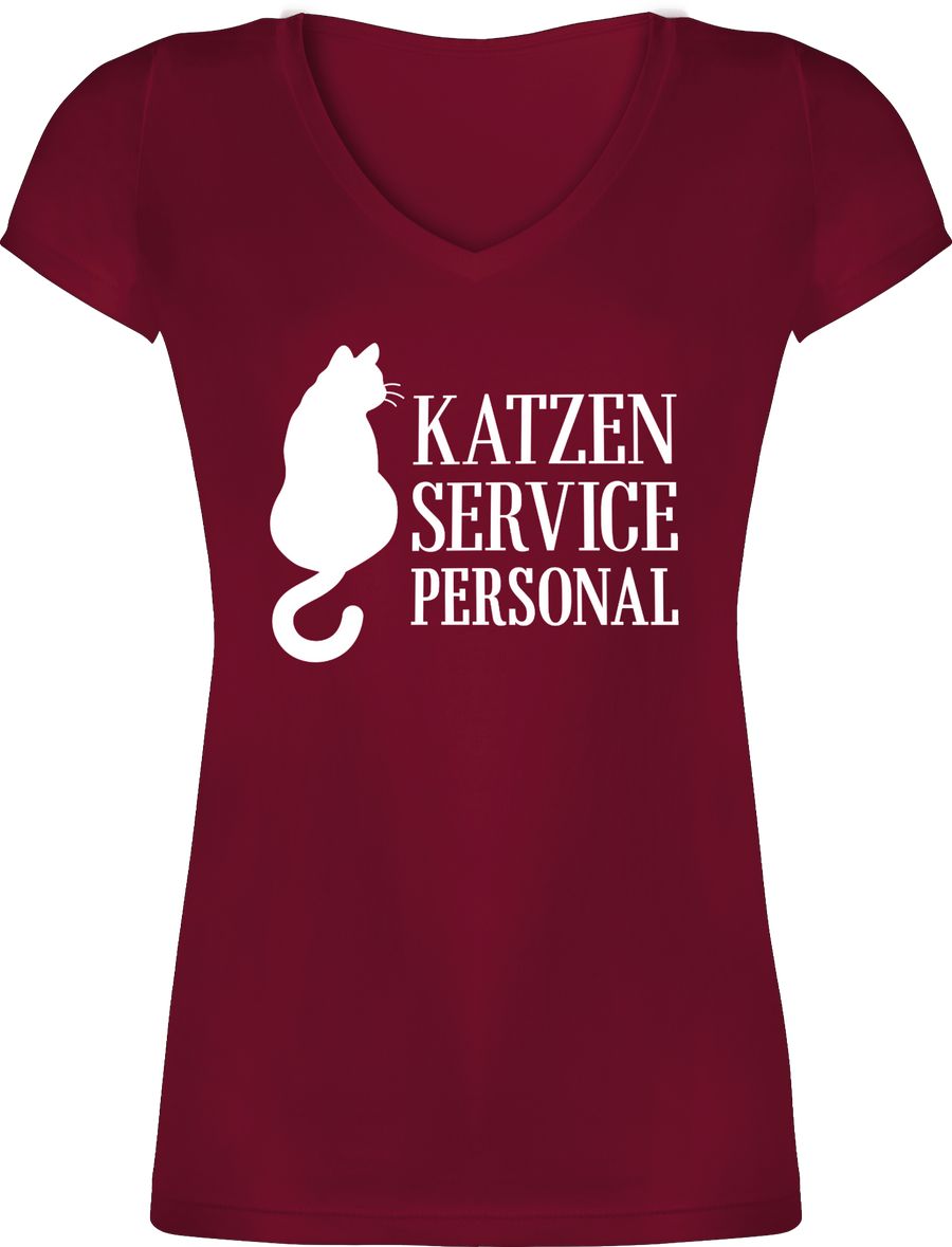 Shirtracer Katzen Servicepersonal weiß: Tshirt Gym Bag Shirtracer