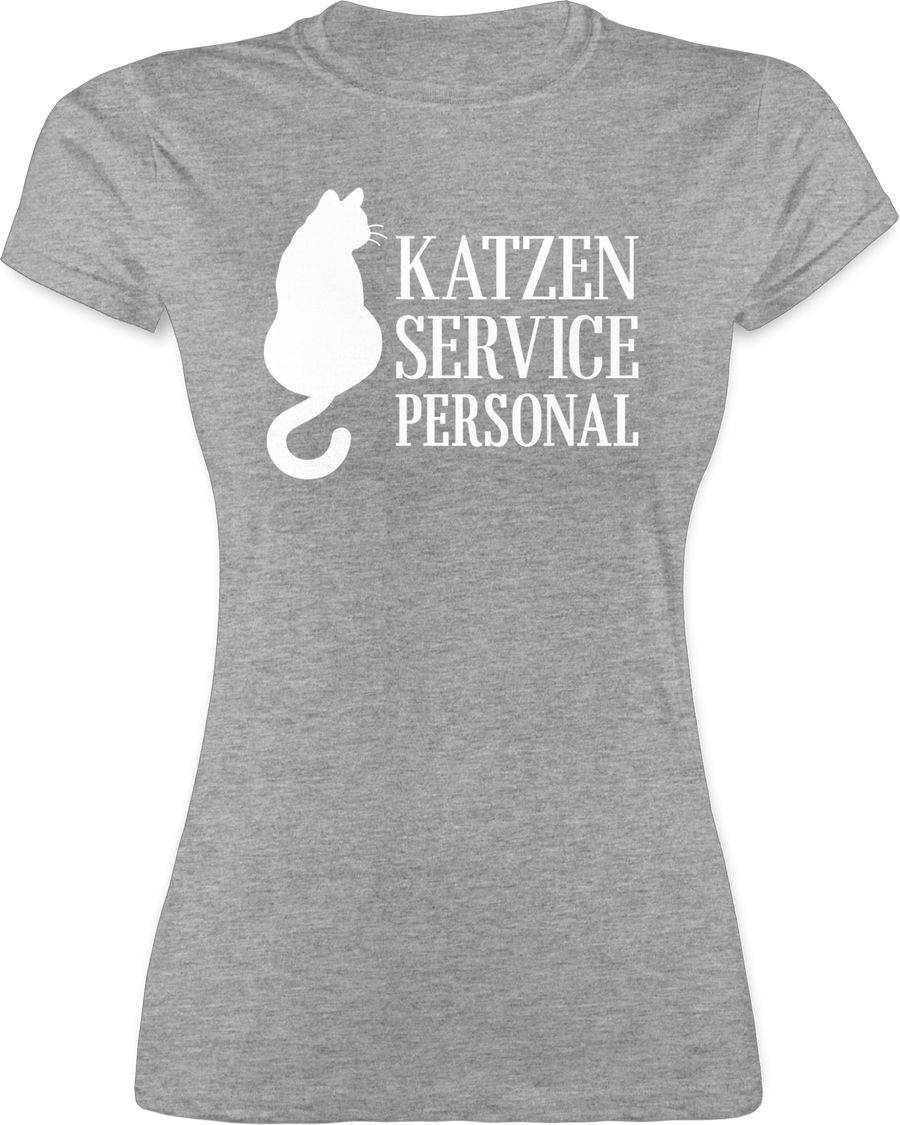 Shirtracer Katzen Servicepersonal weiß: Tshirt Gym Bag Shirtracer