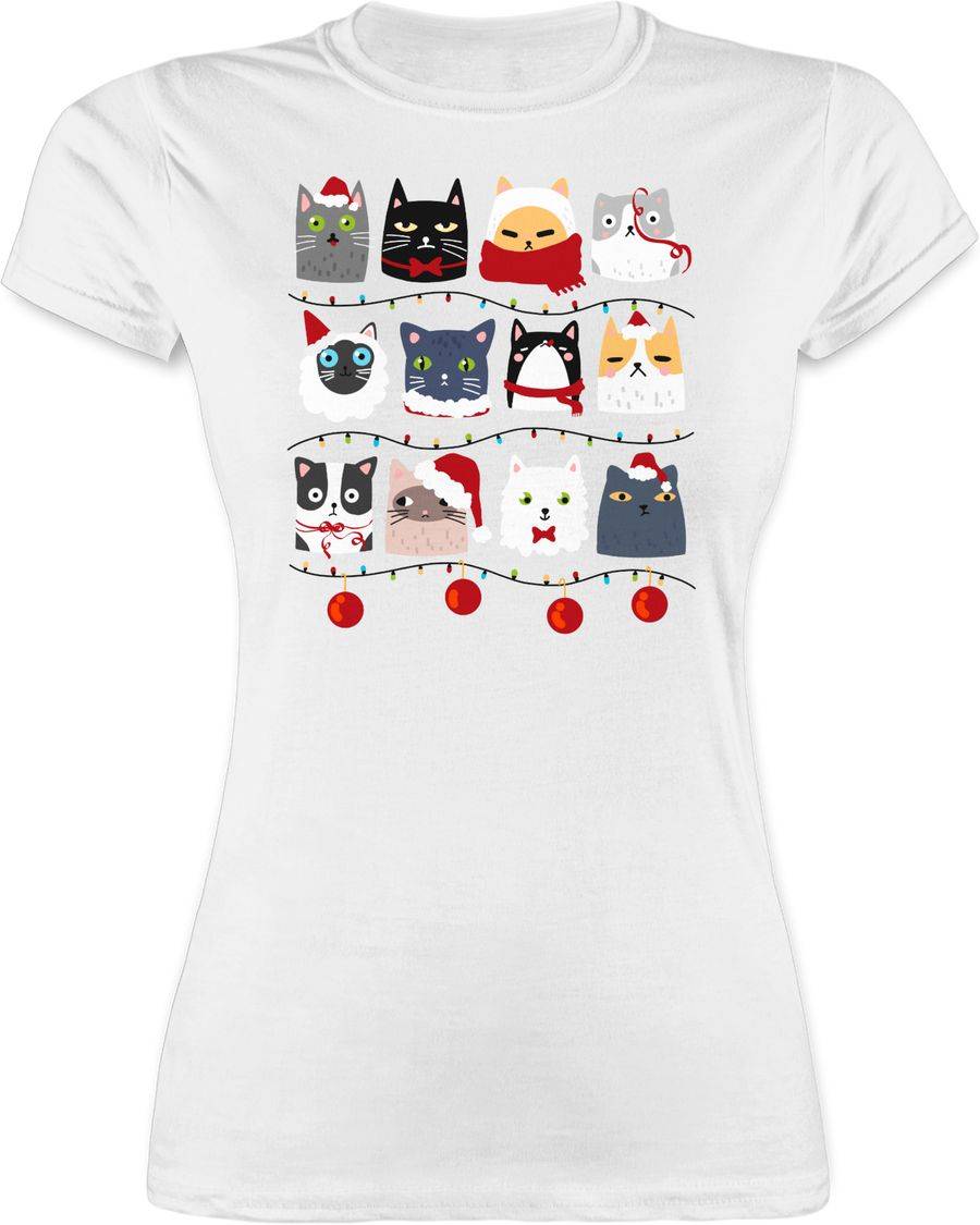 Shirtracer Katzen zu Weihnachten Shirts & Mehr Shirtracer