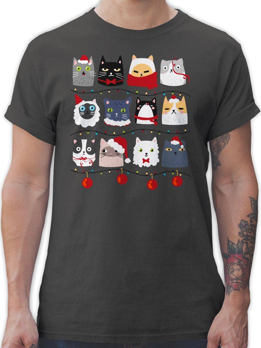 Shirtracer Katzen zu Weihnachten Shirts & Mehr Shirtracer