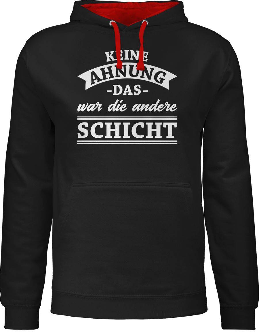 Shirtracer Keine Ahnung das war die andere Schicht! Banner: Tshirt Rucksack Shirtracer