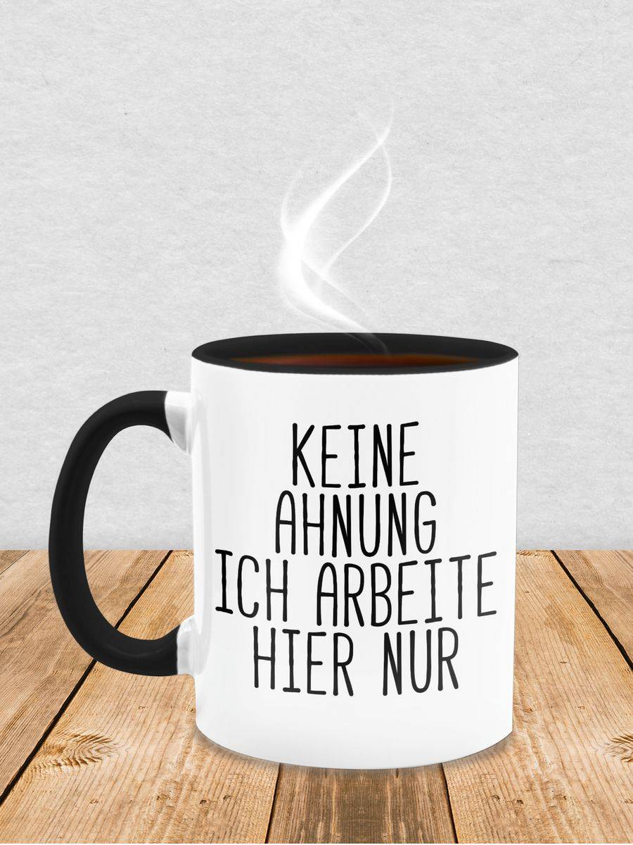 Shirtracer Keine Ahnung Ich Arbeite Hier Nur: Tshirt Turnbeutel Shirtracer