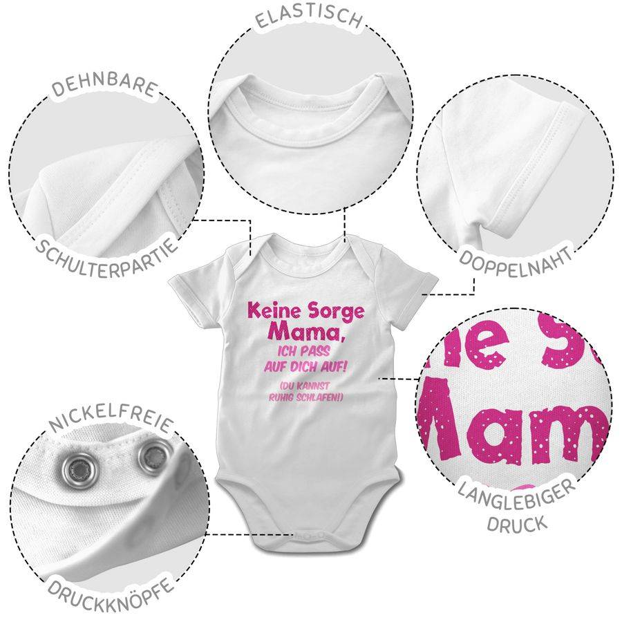 Shirtracer Keine Sorge Mama, Ich Pass Auf Dich Auf! Du Kannst Ruhig Schlafen!: T-Shirt Turn Shirtracer