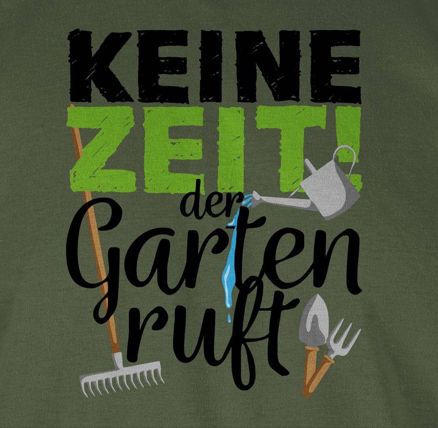 Shirtracer Keine Zeit Der Garten Ruft - Gartengeräte: T-Shirt Gym Bag Shirtracer