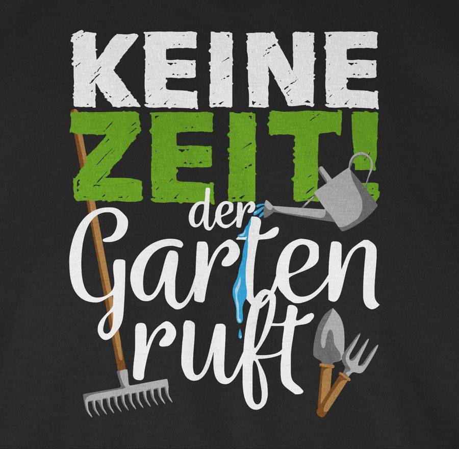 Shirtracer Keine Zeit Der Garten Ruft - Gartengeräte - Weiß: Tshirt Rucksack Shirtracer