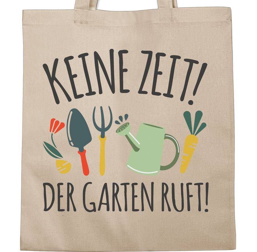 Shirtracer Keine Zeit! Der Garten Ruft - Grau Shirts & Mehr Shirtracer