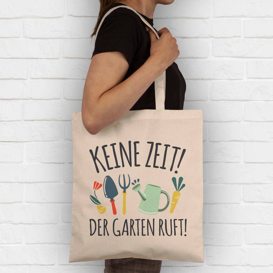 Shirtracer Keine Zeit! Der Garten Ruft - Grau Shirts & Mehr Shirtracer