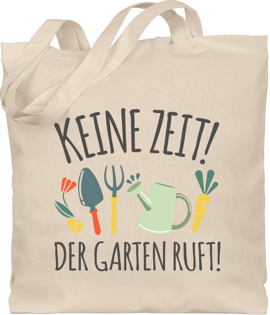 Shirtracer Keine Zeit! Der Garten ruft - grau Shirts & Mehr Shirtracer