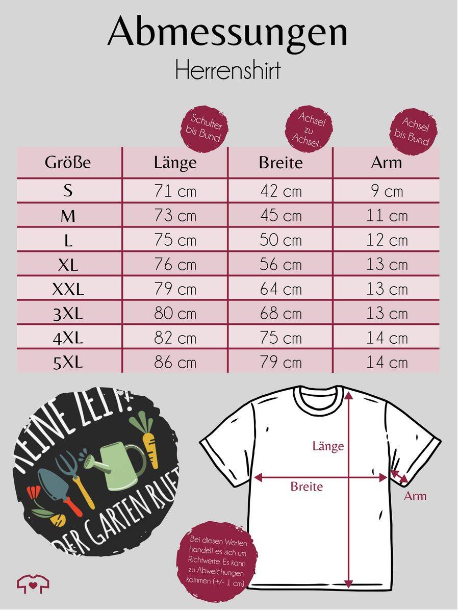 Shirtracer Keine Zeit! Der Garten Ruft - Weiß Shirts & Mehr Shirtracer