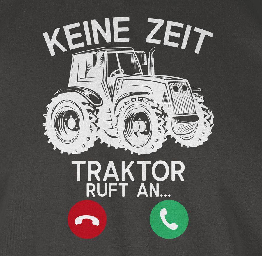 Shirtracer Keine Zeit - Traktor Ruft An - Weiß: Tshirt Gym Bag Shirtracer