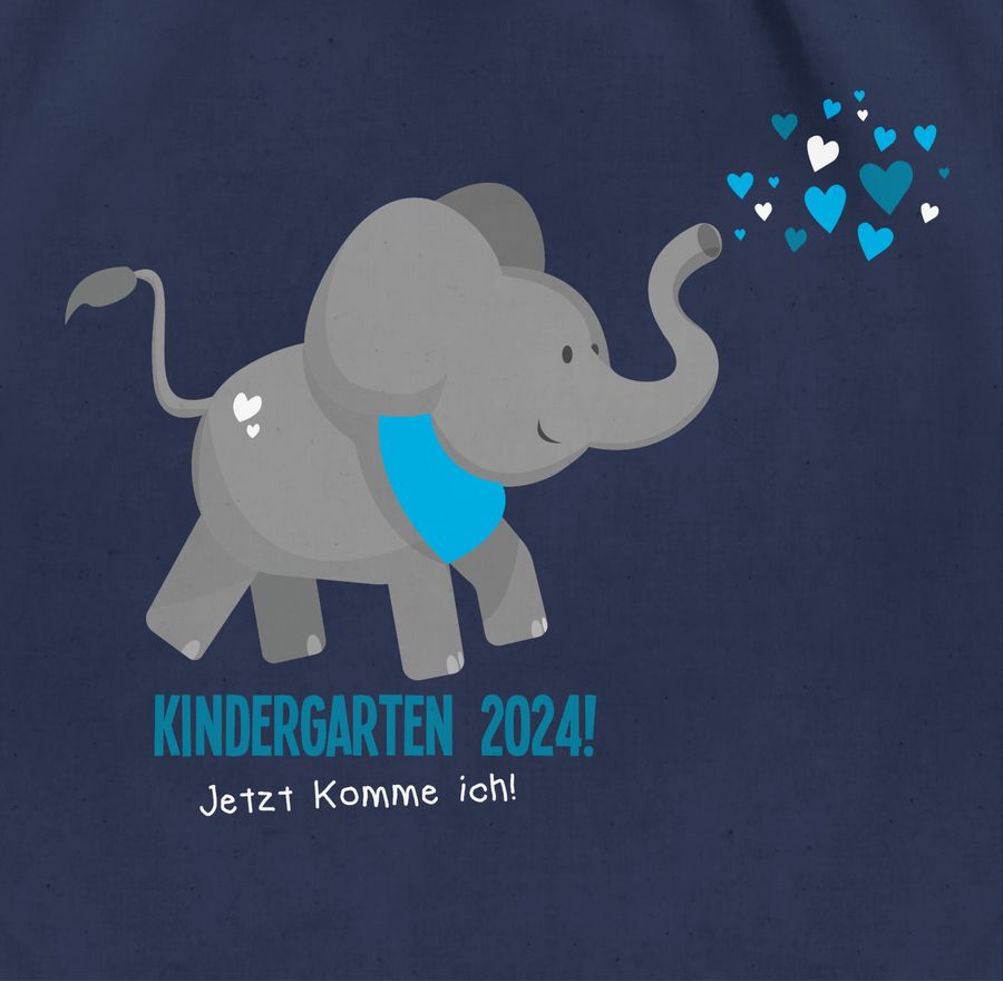 Shirtracer Kindergarten 2024 Süßer Elefant Shirts & Mehr Shirtracer