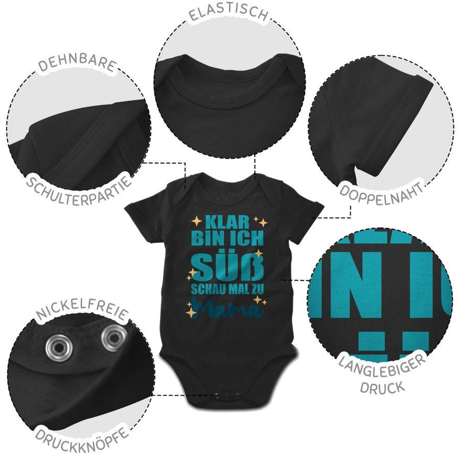 Shirtracer Klar Bin Ich Süß - Blau Shirts & Mehr Shirtracer