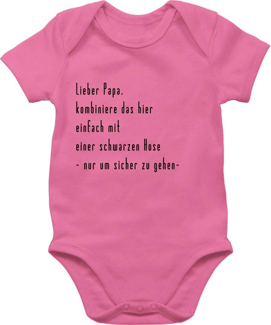 Shirtracer Kleidungsratgeber für Papa - Lustiger Spruch Baby: Tshirt Rucksack Shirtracer