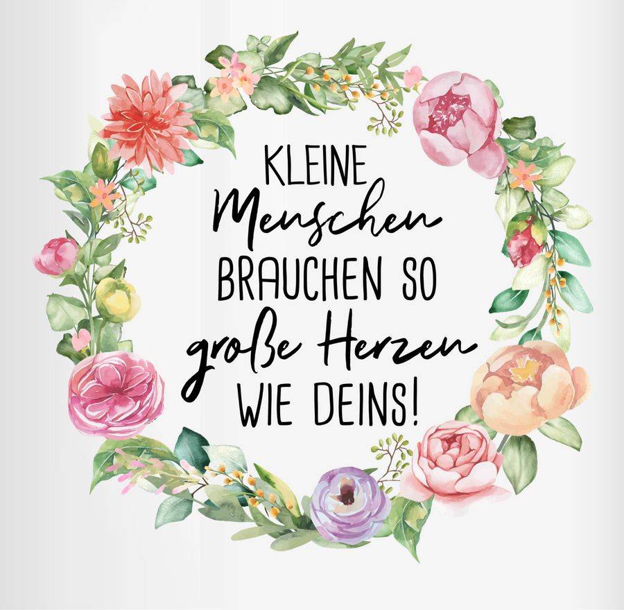 Shirtracer Kleine Menschen Brauchen So Große Herzen Wie Deins: Tshirt Gym Bag Shirtracer