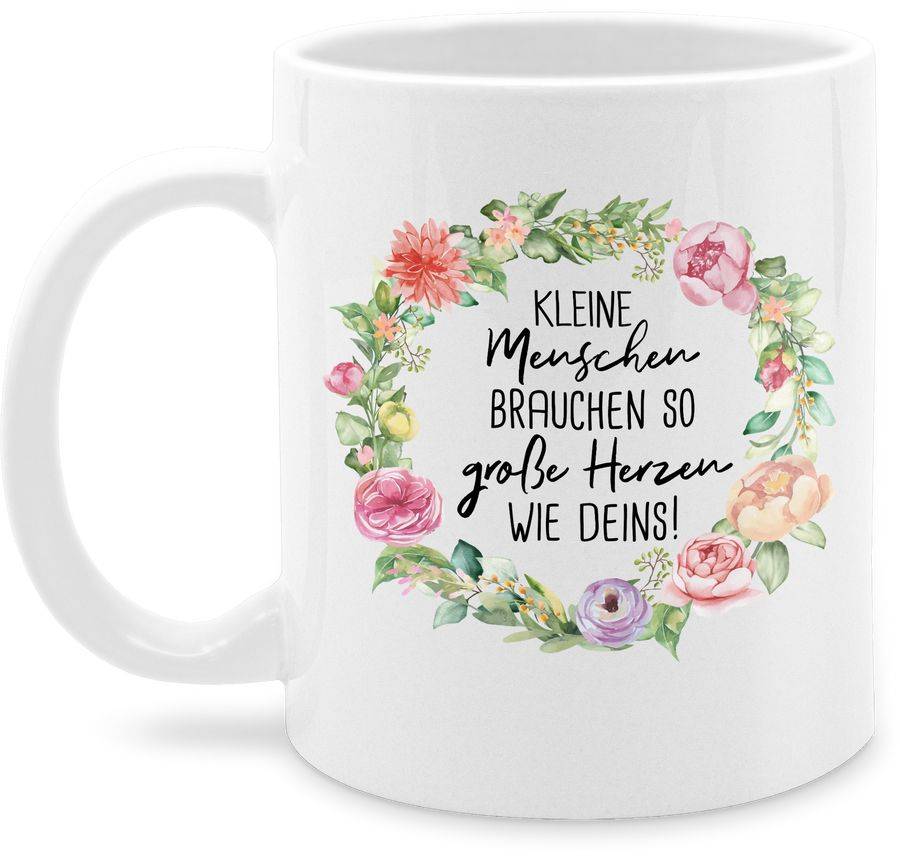 Shirtracer Kleine Menschen brauchen so große Herzen wie deins: Tshirt Gym Bag Shirtracer