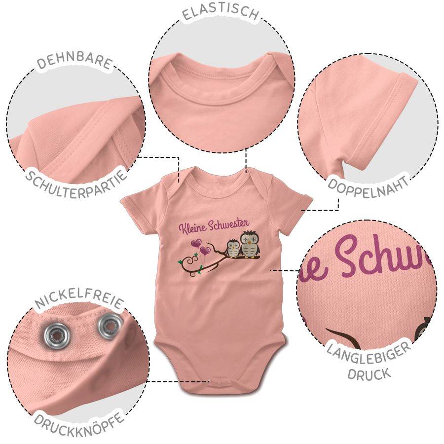 Shirtracer Kleine Schwester Süße Eulen Shirts & Mehr Shirtracer