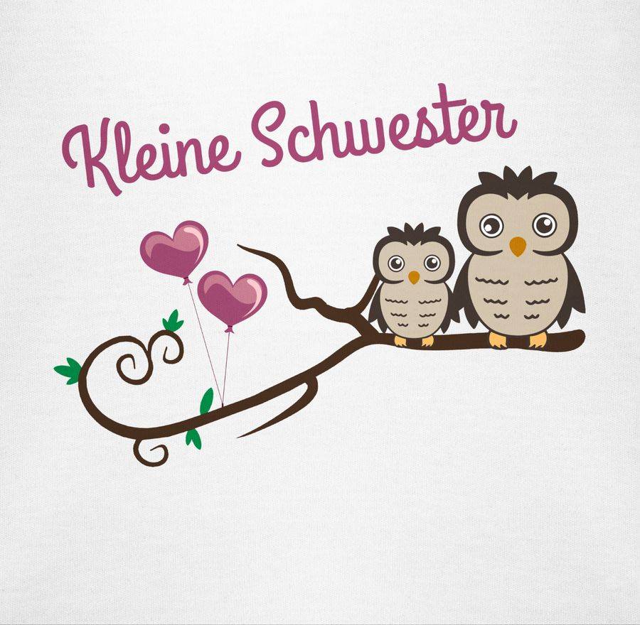 Shirtracer Kleine Schwester Süße Eulen Shirts & Mehr Shirtracer