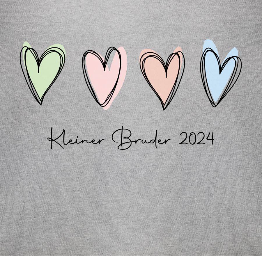 Shirtracer Kleiner Bruder 2024 Little Brother: T-Shirt Turnbeutel Shirtracer