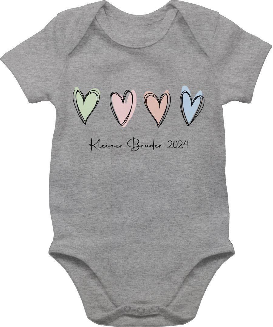 Shirtracer Kleiner Bruder 2024 Little Brother: T-Shirt Turnbeutel Shirtracer