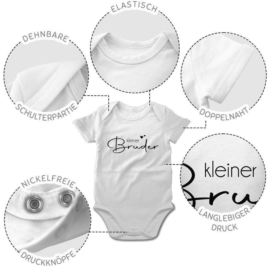 Shirtracer Kleiner Bruder - Little Brother: Tshirt Turnbeutel Shirtracer