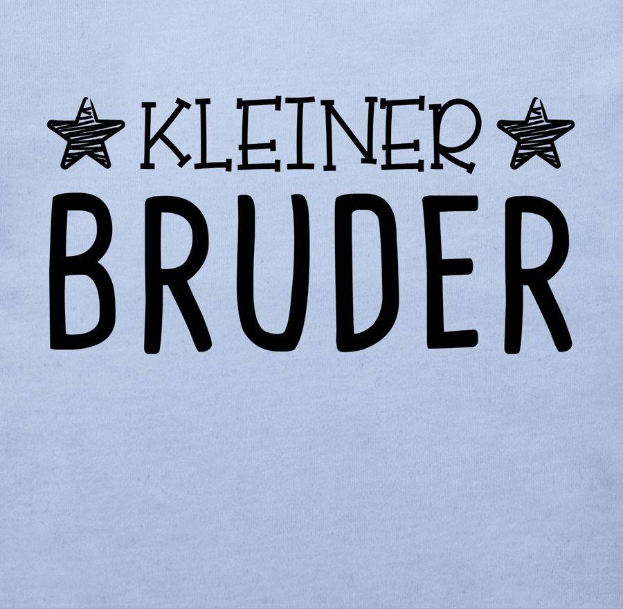 Shirtracer Kleiner Bruder Sterne Schwarz: Tshirt Rucksack Shirtracer
