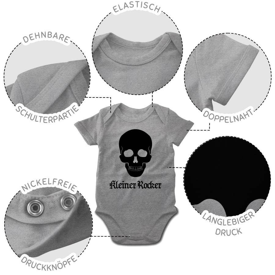 Shirtracer Kleiner Rocker Totenkopf Shirts & Mehr Shirtracer
